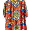 CAMISA MANGA CORTA FLOREADA HINDU