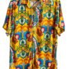 CAMISA MANGA CORTA FLOREADA HINDU