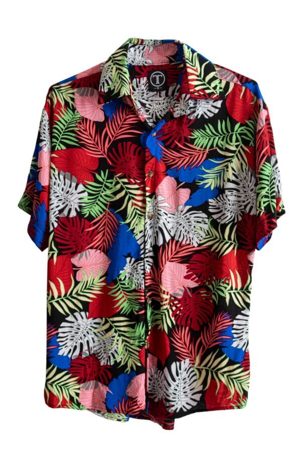 CAMISA MANGA CORTA FLOREADA