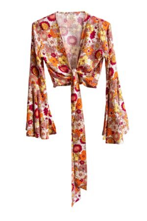 BLUSA FLOWER POWER BLANCA