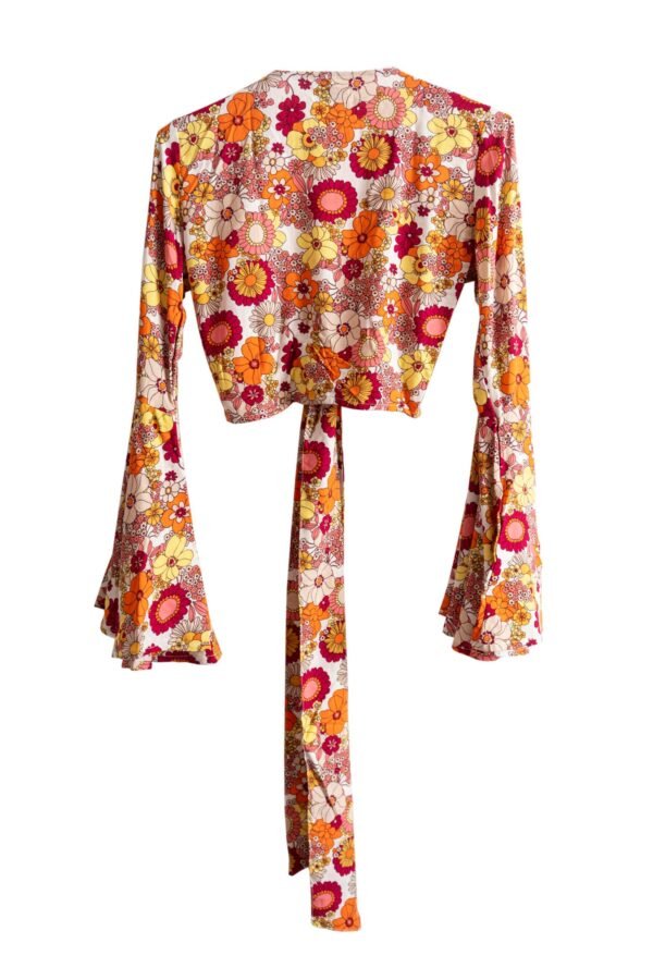 BLUSA FLOWER POWER BLANCA