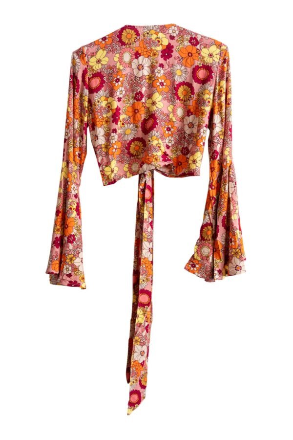 BLUSA FLOWER POWER ROSADA