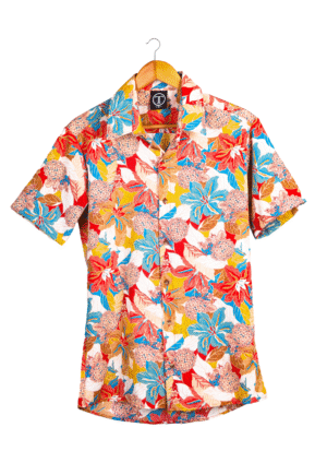 CAMISA MANGA CORTA FLOREADA