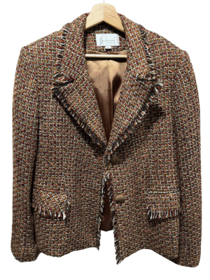 SACO TEJIDO COLOR LADRILLO