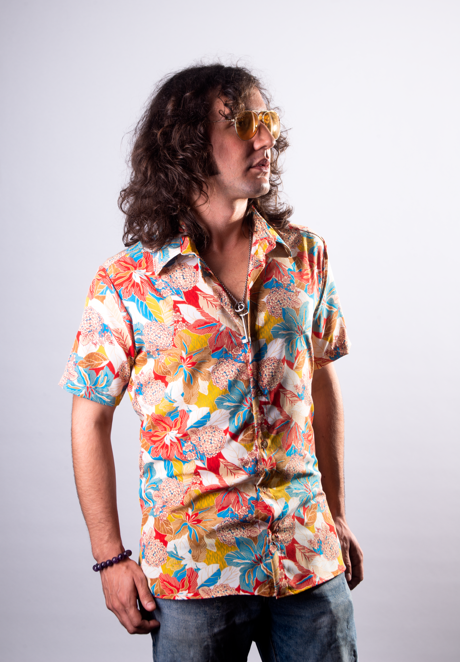 CAMISA MANGA CORTA FLOREADA